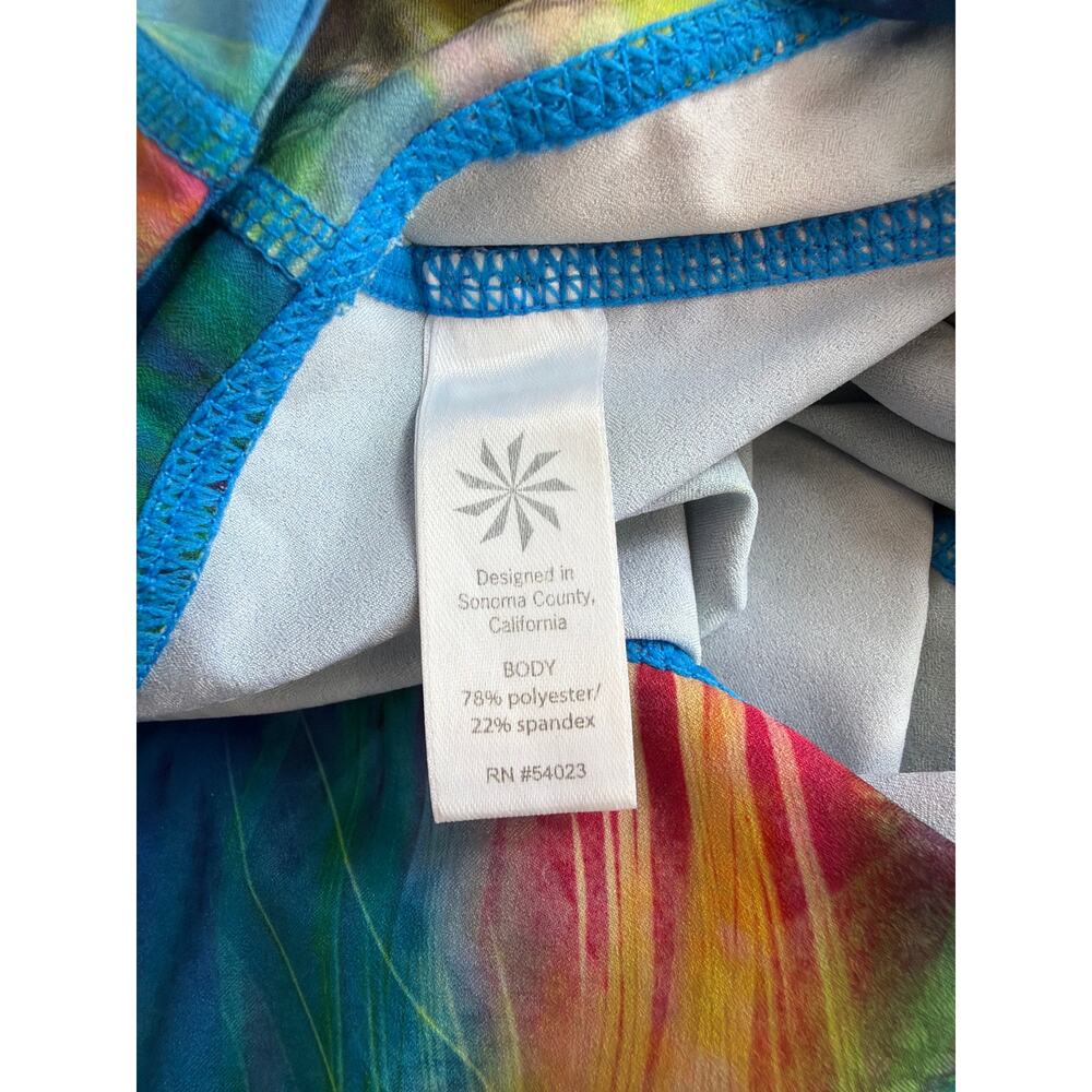 Athleta Multicolored Patterned Cropped Athletic Pants S - Picture 6 of 8